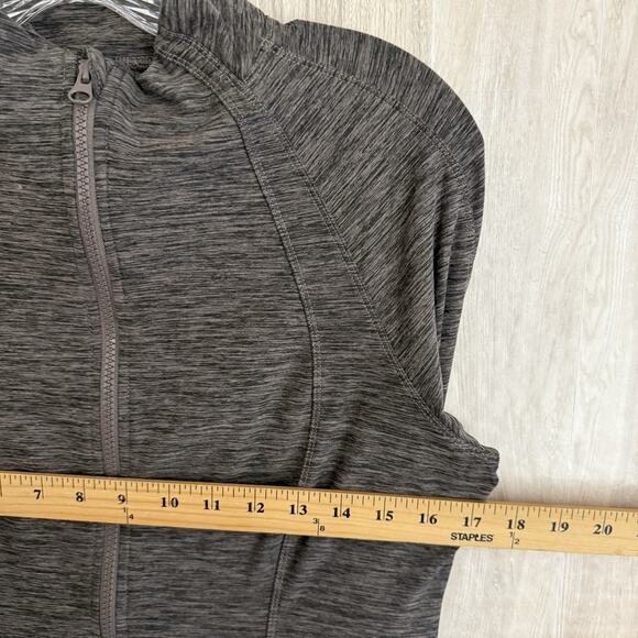 Yogalicious Lux Full Zip Jacket Womens Size L Athletic Activewear Thumb Holes - Picture 9 of 12